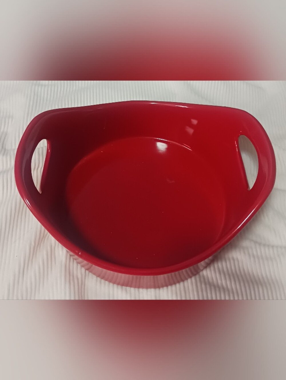 Rachael Ray 1.5 Quart Red Stone Bakeware